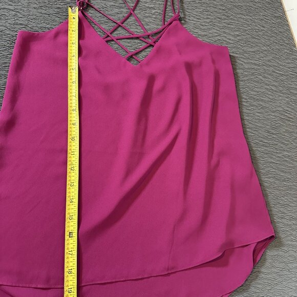 Express Magenta Colored Cami In Women's Size Small, Strappy, Flowy & Comfortable - Picture 5 of 6